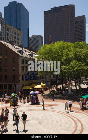 Quincy Market, Boston, Massachusetts, USA Stock Photo