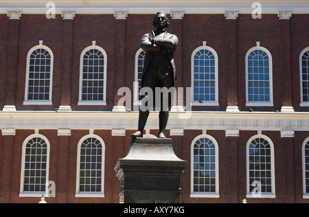 Portrait of Samuel Adams, Faneuil Hall, Boston, Massachusetts, USA