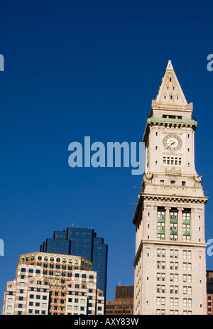 Custom House, Financial District, Boston, Massachusetts, USA Stock Photo