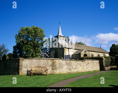 GILLAMORE NORTH YORKSHIRE UK September St Aidans Church in this small village Stock Photo