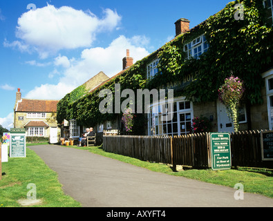 HUTTON LE HOLE NORTH YORKSHIRE UK September Looking up the main street of this picturesque village Stock Photo