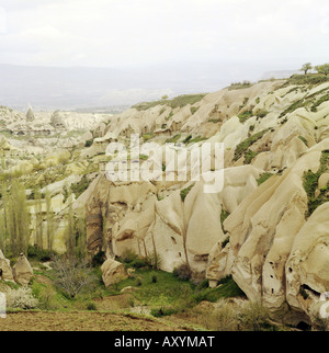 geography / travel, Turkey, Goereme, landscape, landscapes with tufa rocks, Cappadocia, Stock Photo