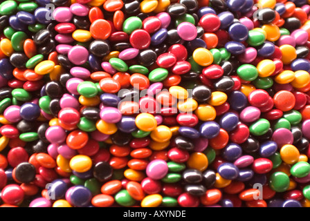 Colorful candy in bulk in a bin for sale Stock Photo