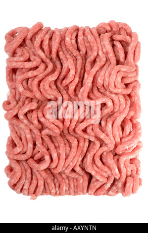 Organic British Beef minced meat Stock Photo