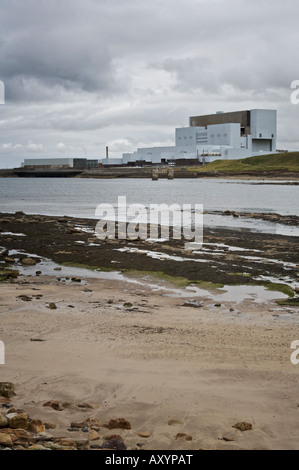 Cove, beach at Torness nuclear power station. Berwickshire Scotland Stock Photo