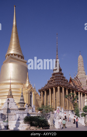 Bangkok, Königstempel Wat Phra Keo, Fassade Stock Photo