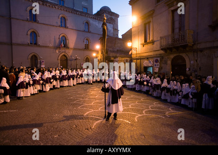 Good Friday Enna Sicily Italy Stock Photo