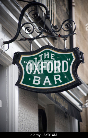 The Oxford Bar Edinburgh Scotland Stock Photo