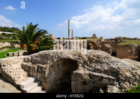 Antonine Baths, Carthage Tunisia Stock Photo