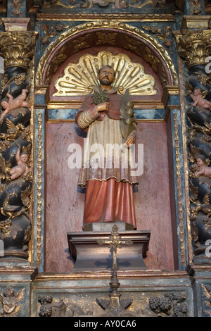 Chapel Detail Cathedral of Santa Eulalia Barcelona Spain Stock Photo