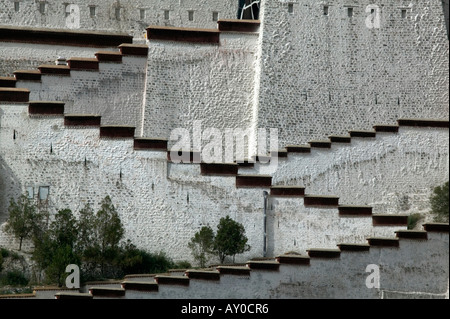 Abstract of Potala Palace, Lhasa, Tibet Autonomous Region, China. Sept 06. Stock Photo