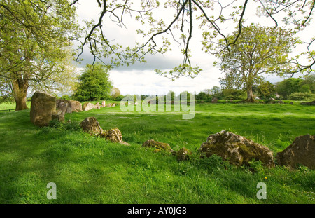 Ireland County Limerick Lough Gur Grange Stone Circle largest and finest in Ireland Stock Photo