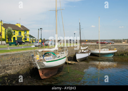 Ireland County Galway Kinvarra Harbour Stock Photo