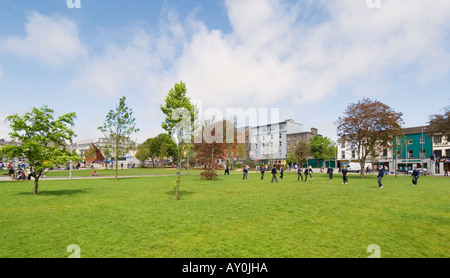 Ireland County Galway Galway City Eyre Square Stock Photo