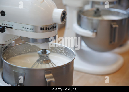 Heavy duty kitchen mixers Stock Photo