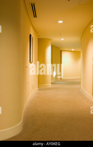 Corridor in hotel Stock Photo