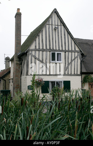 Timber framed building in Fen Drayton Cambridgeshire Stock Photo