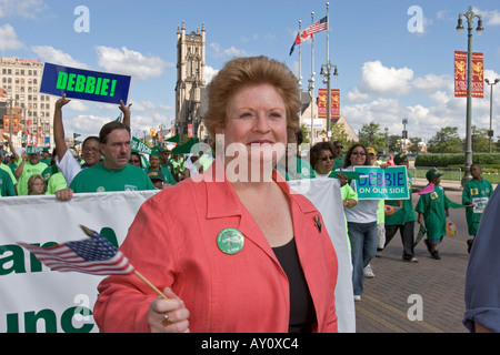 United States Senator Debbie Stabenow (Democrat of Michigan) offers ...