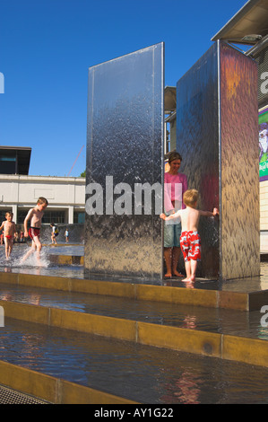 Bristol Millennium Square fountain Stock Photo