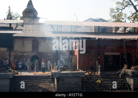 Bagmati River Bank Nepal Stock Photo