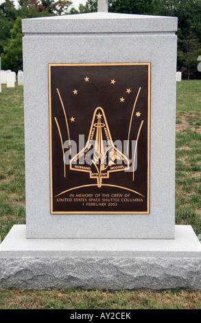 The Space Shuttle Columbia Memorial at the Arlington National Cemetery, Arlington, Virginia. Stock Photo