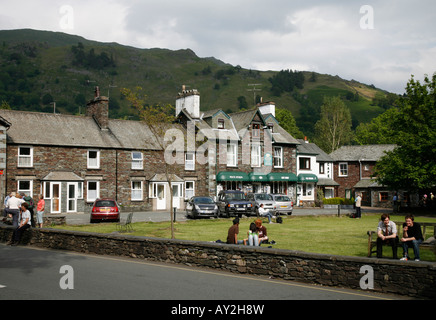 Grasmere village in the English Lake District. The home of Poet William Wordsworth Stock Photo