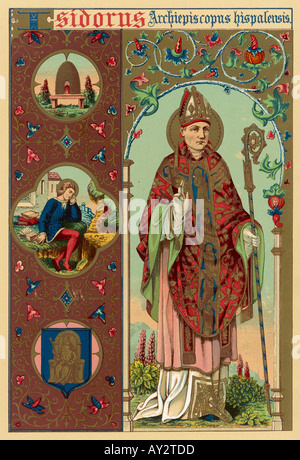 Saint Isidore Rome SAINT ISIDORE (ISIDRO Stock Photo - Alamy