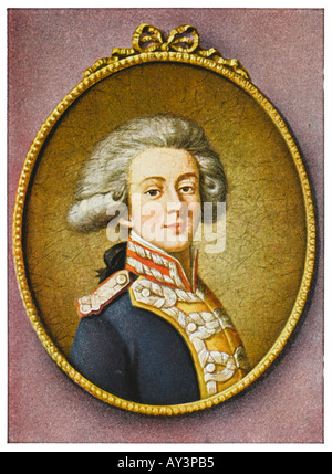 Marquis of la Fayette Stock Photo - Alamy