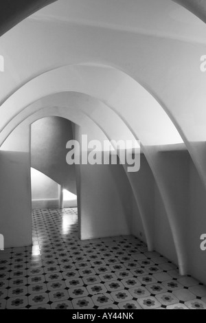 Passage at Casa Batllo by Antonio Gaudi in Barcelona Stock Photo