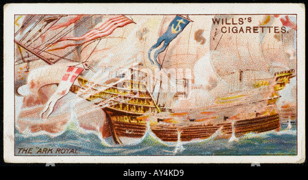 Ark Royal Cig. Card Stock Photo