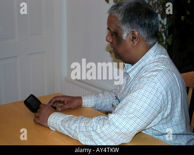 Using a Smart Phone Stock Photo
