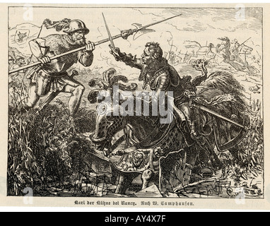 CHARLES AT NANCY 1477 Stock Photo - Alamy