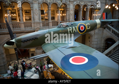 The Kelvingrove Art Gallery is Glasgow and Scotland's premier museum and art gallery Stock Photo