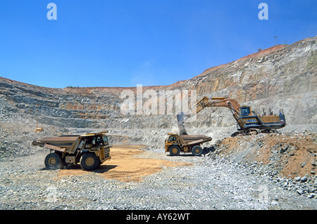 North Queensland Australia Open cast gold mine Photo Simon Grosset Stock Photo