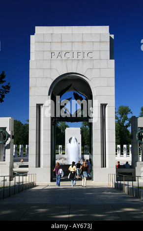 The Pacific Pavilion of the National World War II Memorial, Washington DC. Stock Photo