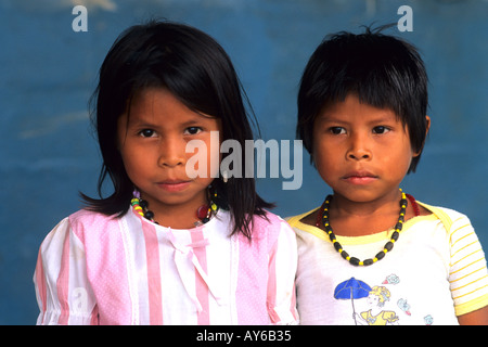 Central America Columbia Native Indian Children Biroguera Chocoes ...