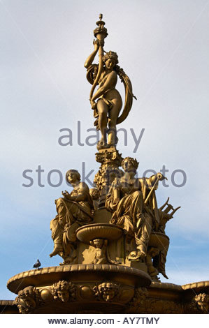 Ross fountain Edinburgh Princes Street Gardens SCOTLAND Stock Photo