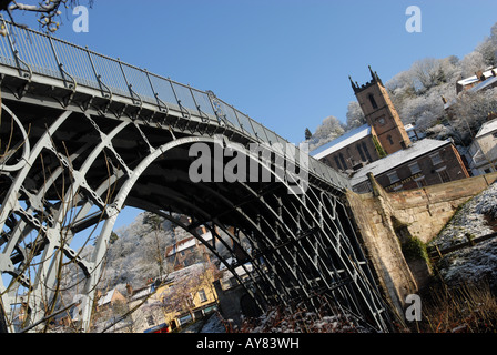 iron bridge at ironbridge gorge england gb uk eu europe Stock Photo ...