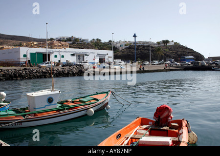 MORRO JABLE HARBOUR. FUERTEVENTURA. EUROPE. Stock Photo