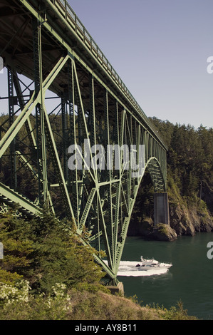 Under Deception Pass Bridge Stock Photo 227468994 Alamy