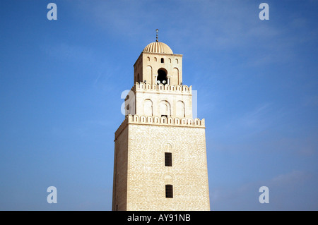 Sidi Okba Mosque also called Great Mosque, Kairouan in Tunisia Stock Photo