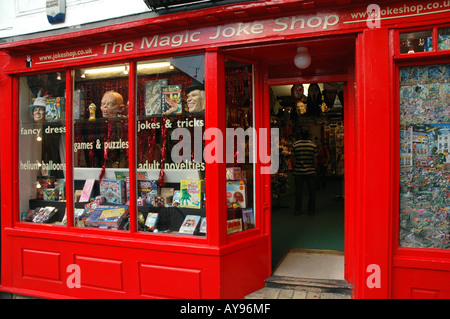 Joke shop in Cambridge, UK Stock Photo