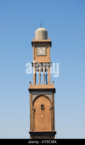 The Clock-Tower at Place des Nations Unies in Central Casablanca, Morocco Stock Photo