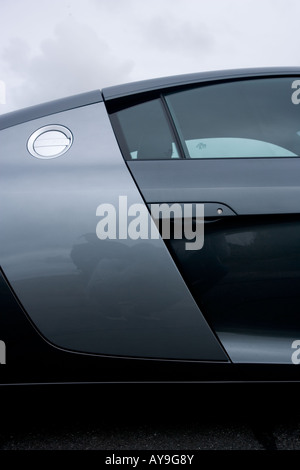 AUDI R8 SILVER 2008 Stock Photo