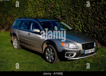 VOLVO XC 70 XC70 SILVER Stock Photo