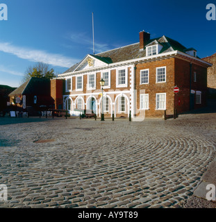 The  in the historic dockside area of Exeter was built in 1680-81 and used by HM Customs and Excise until 1989 Stock Photo