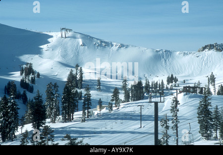 SQUAW VALLEY OLYMPIC VALLEY TAHOE CITY CALIFORNIA USA AMERICA UNITED STATES Stock Photo