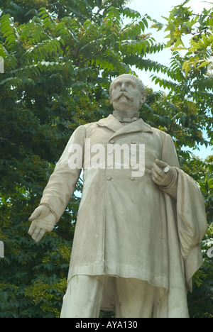 Greece Athens Statue of Olympic Founder Pierre de Coubertin  Stock Photo