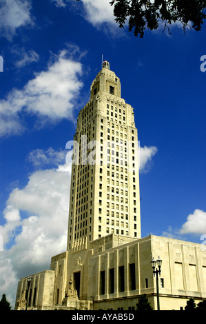 Baton Rouge LA Louisiana State Capitol Building Stock Photo