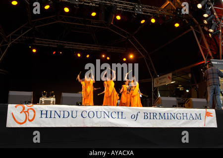 Hindu Diwali celebrations in Birmingham, England Stock Photo